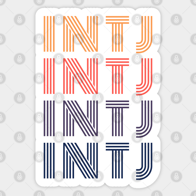 INTJ MBTI Architect Personality MyersBriggs Type Indicator Intj Sticker TeePublic